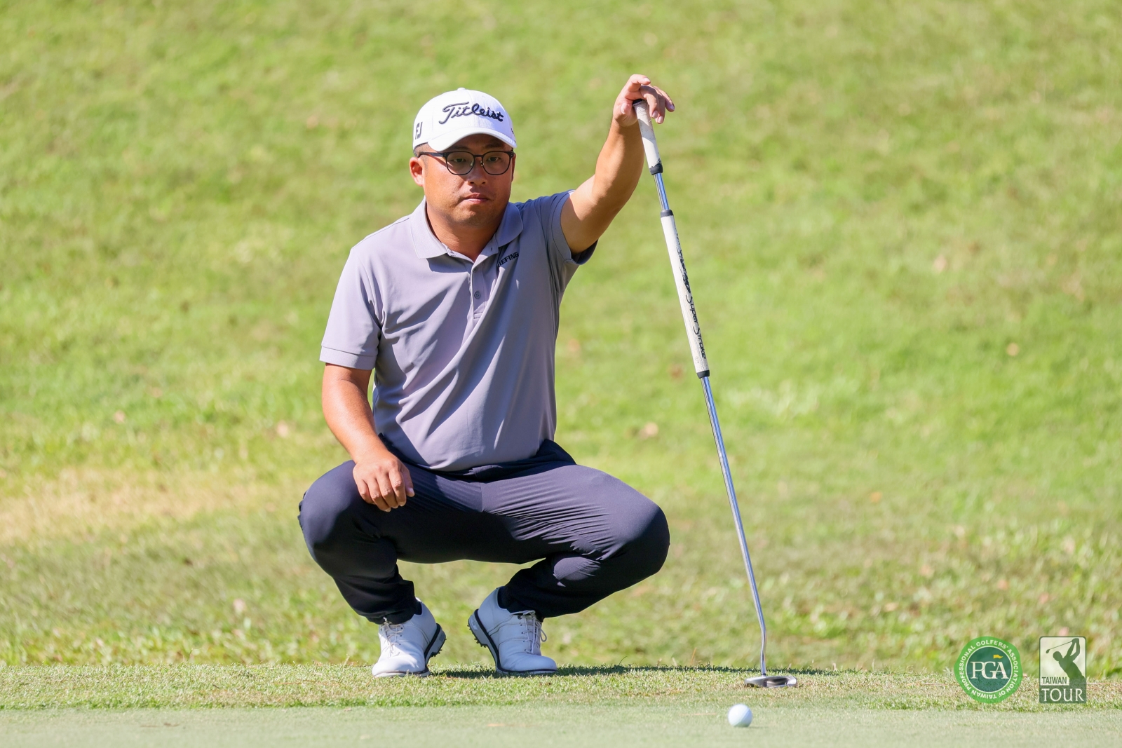 劉嚴鴻以兩回合總成績135桿(-5)暫並列第四(TPGA提供_林聖凱攝影)