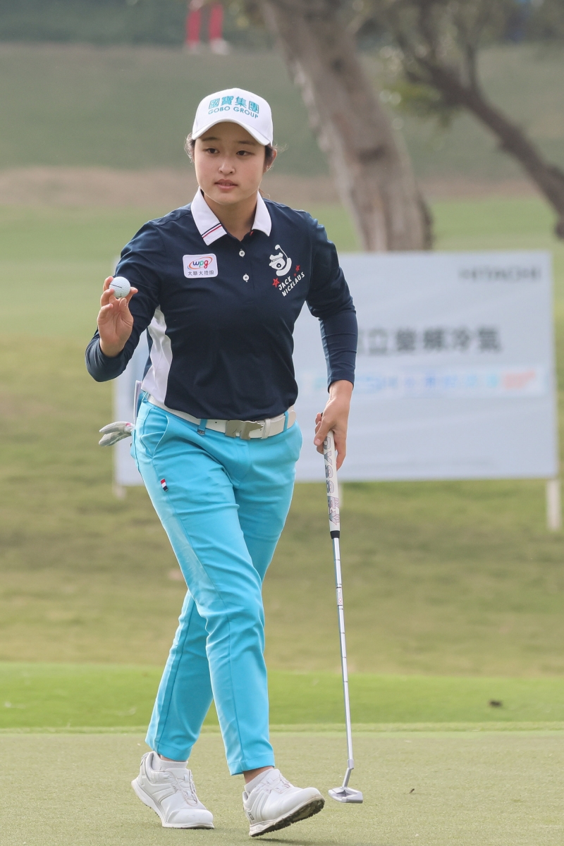 吳佳晏兩回合總桿143桿(-1)，暫並排第二(TLPGA提供_葉勇宏攝影)