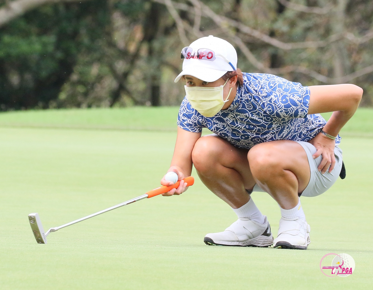 張瑄屏以兩回合總桿低於標準桿3桿的141桿，暫排第四(TLPGA提供_葉勇宏攝影)