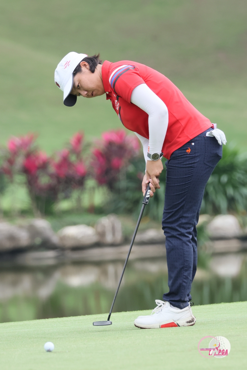 張雅淳以兩回合總桿140桿(-4)，暫並列第二(TLPGA提供_葉勇宏攝)