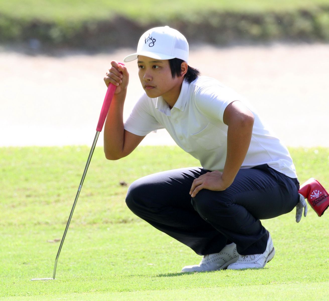 李佳霈68(-4)暫並列第三。圖/TLPGA