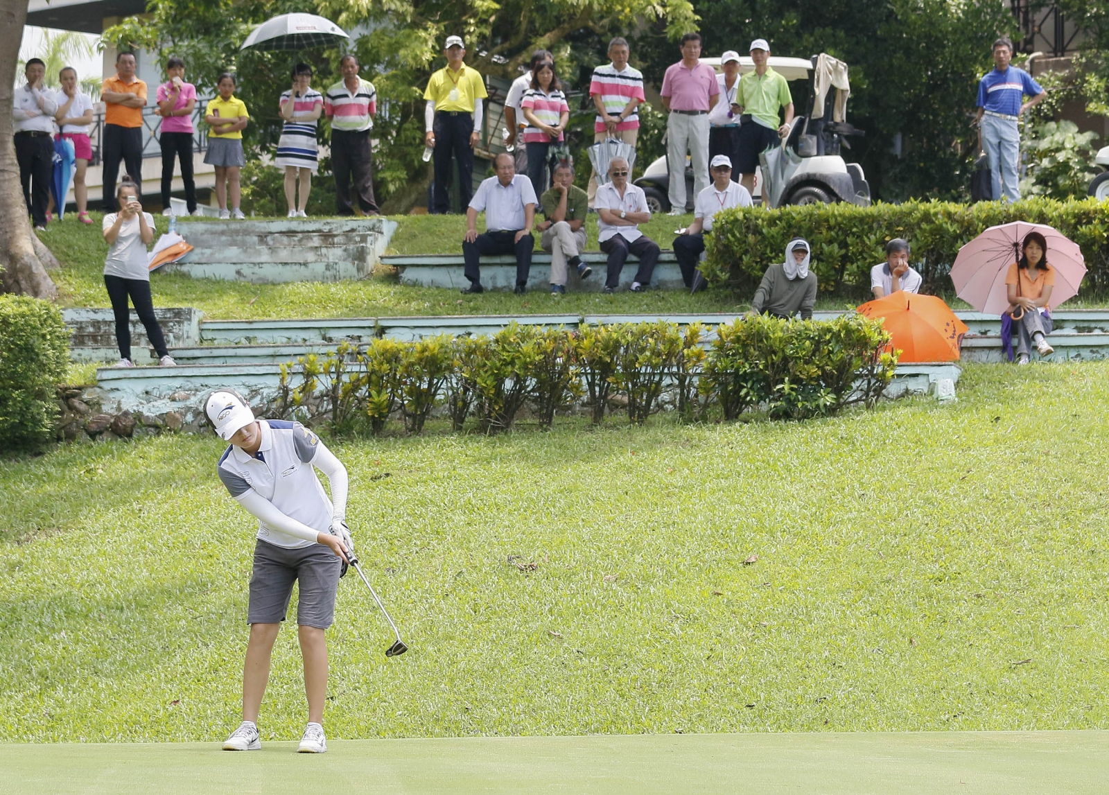 地主選手李黛翎(-1)在鄉親面前奪下職業首冠。