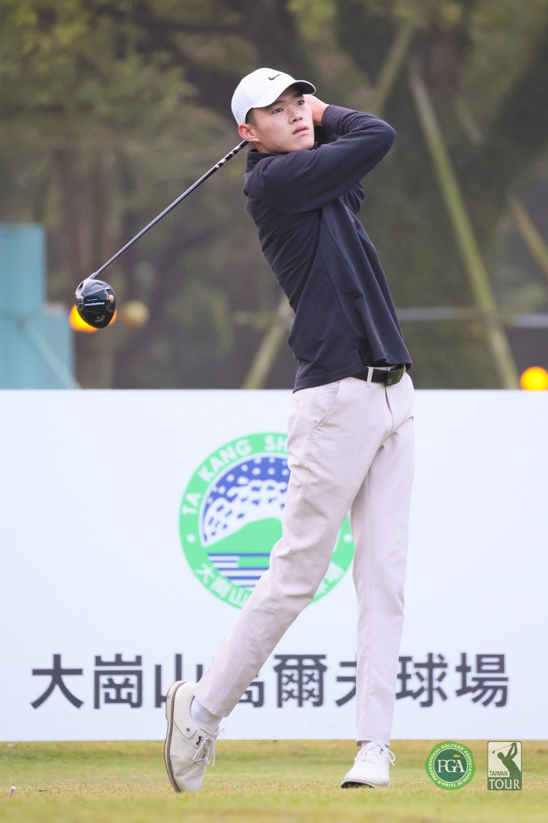 林宸駒以兩回合總桿137桿(-7)暫居第三(TPGA_林聖凱攝影)