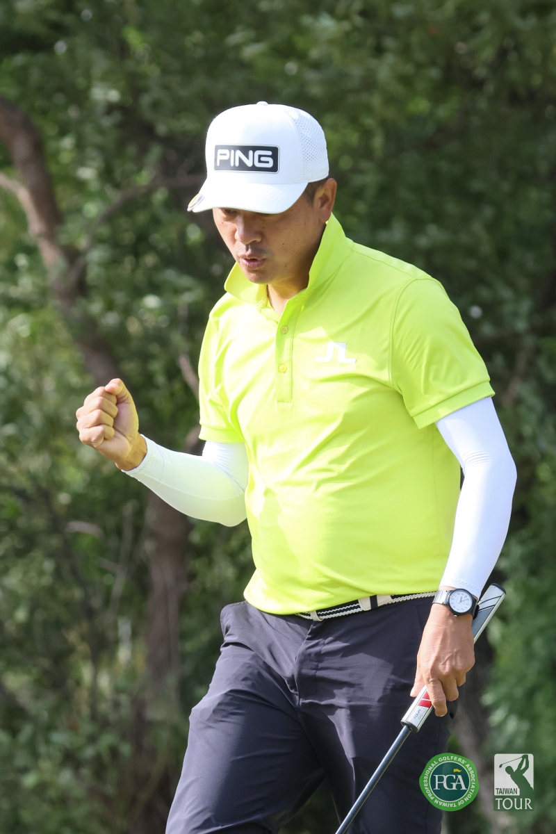 林文堂以兩回合總桿137桿(-7)，暫居第三(TPGA提供_葉勇宏攝)