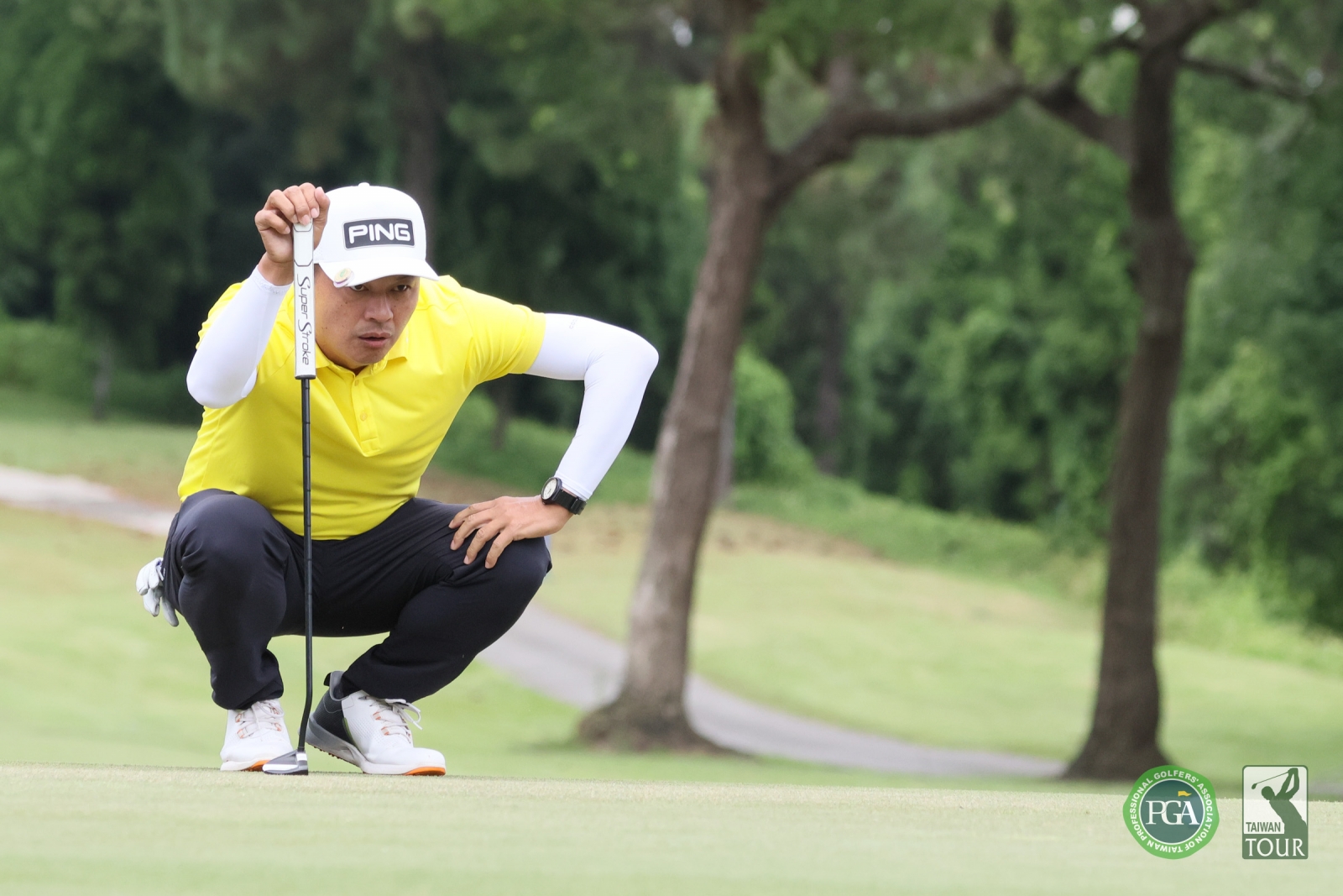 林文堂第一回合打出68桿(-4)，暫並列第二(TPGA提供_葉勇宏攝)