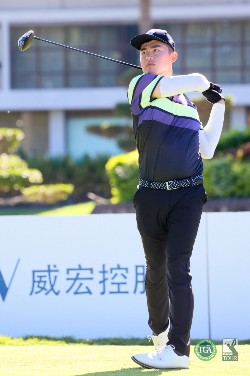 業餘好手蘇晉弘以兩回合135桿(-9)成績晉級決賽(TPGA_林聖凱攝影)