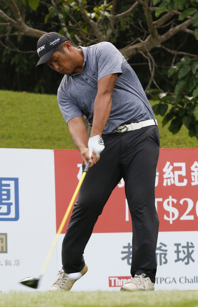 業餘蔡凱任第一回合68桿(-4)，目前並列第三