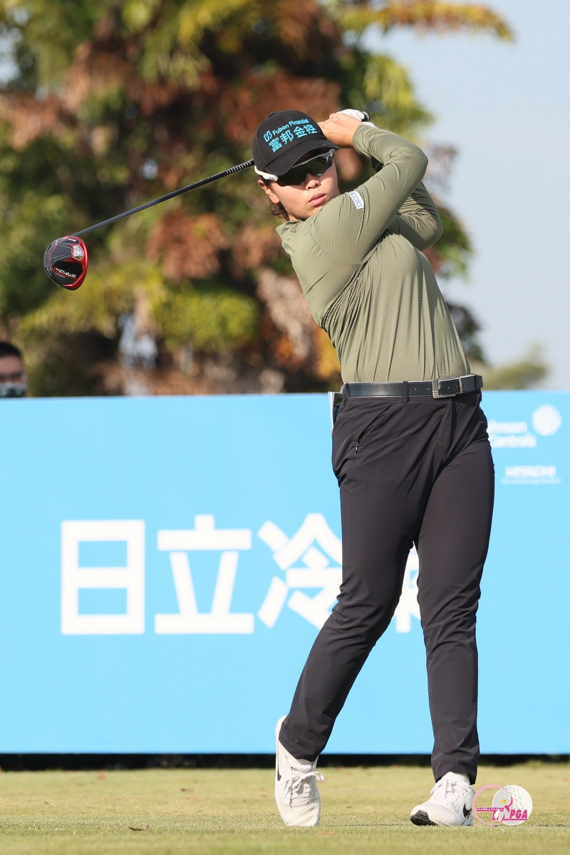 盧昕妤以兩回合總桿141桿(-3)，暫並列第四(TLPGA提供_葉勇宏攝)