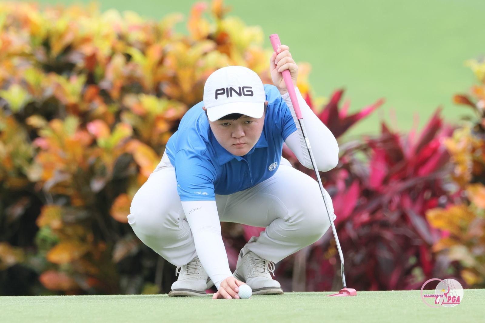 石澄璇以兩回合總桿140桿(-4)，暫並列第二(TLPGA提供_葉勇宏攝)