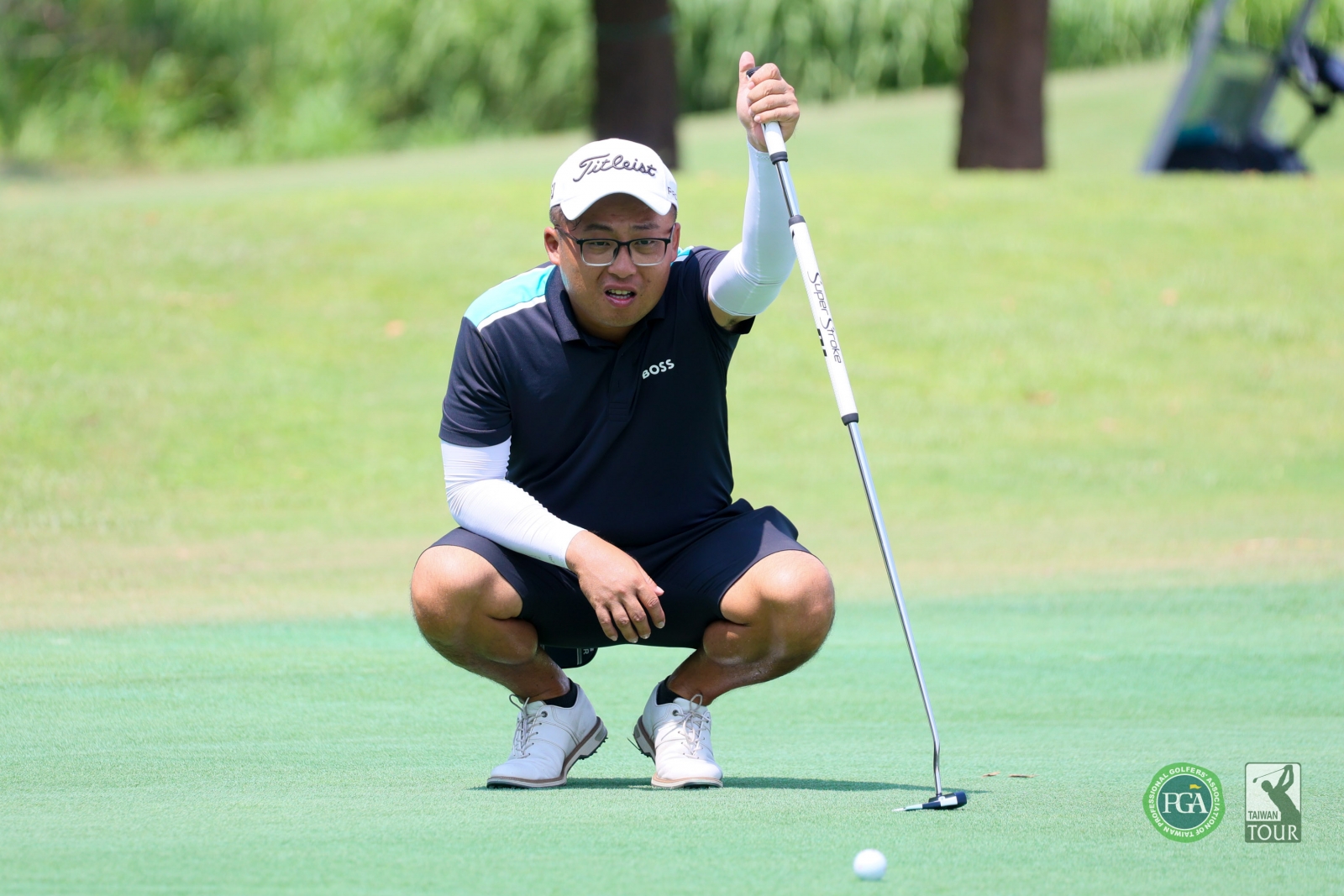 第一回合劉嚴鴻以68桿(-4)暫並列第三(TPGA_林聖凱攝影)