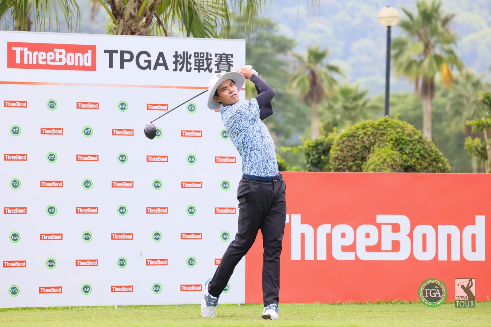 第一回合劉澤森以70桿(-2)暫並列第四(TPGA_林聖凱攝影)