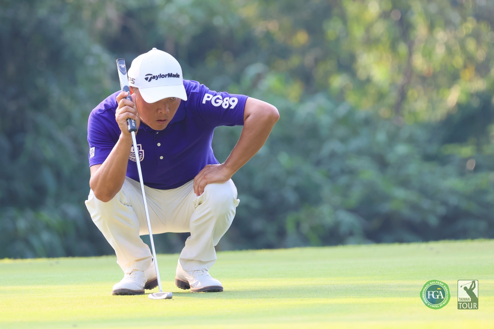 呂偉智以69桿(-3)暫並列第一(TPGA_林聖凱攝影)