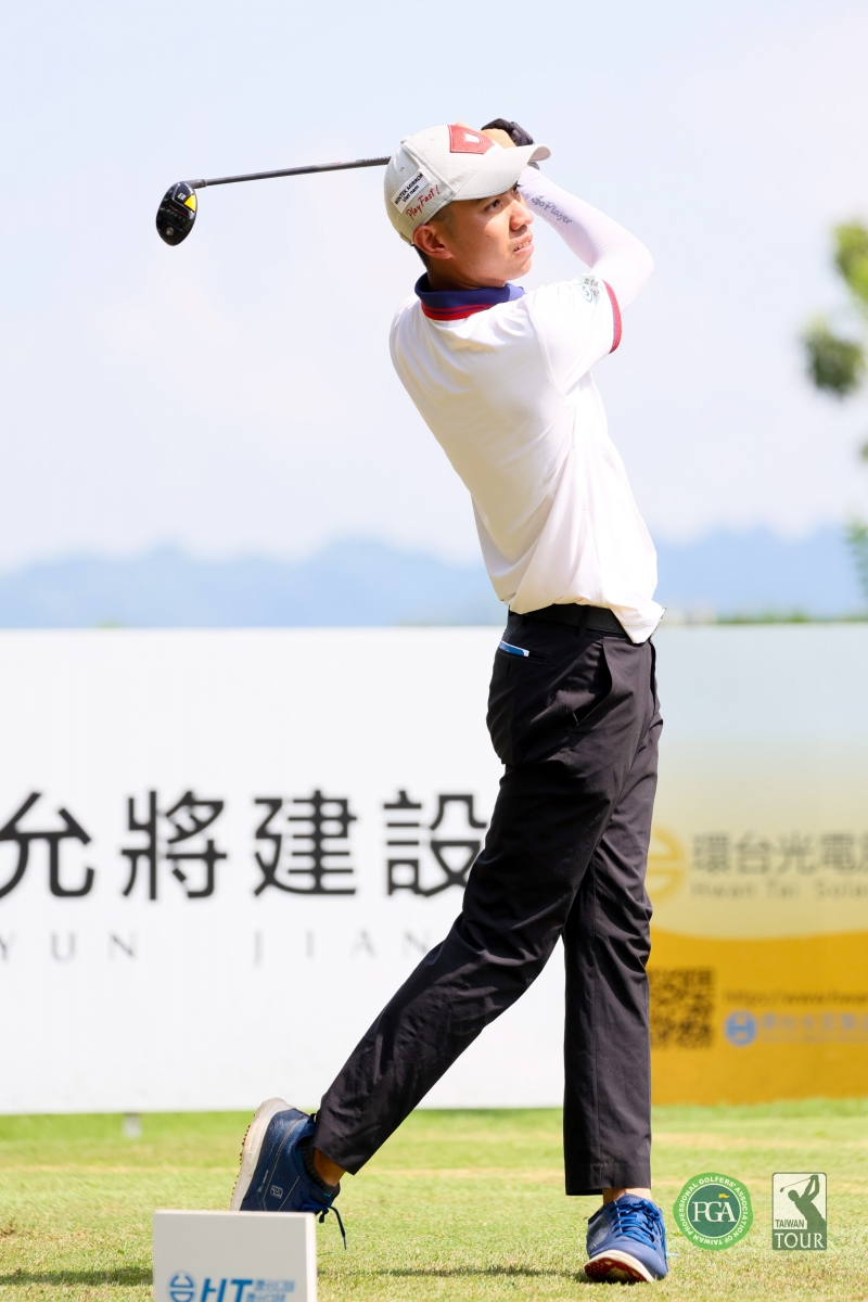 第一回合廖煥鈞以65桿(-7)暫並列第二(TPGA_林聖凱攝影)