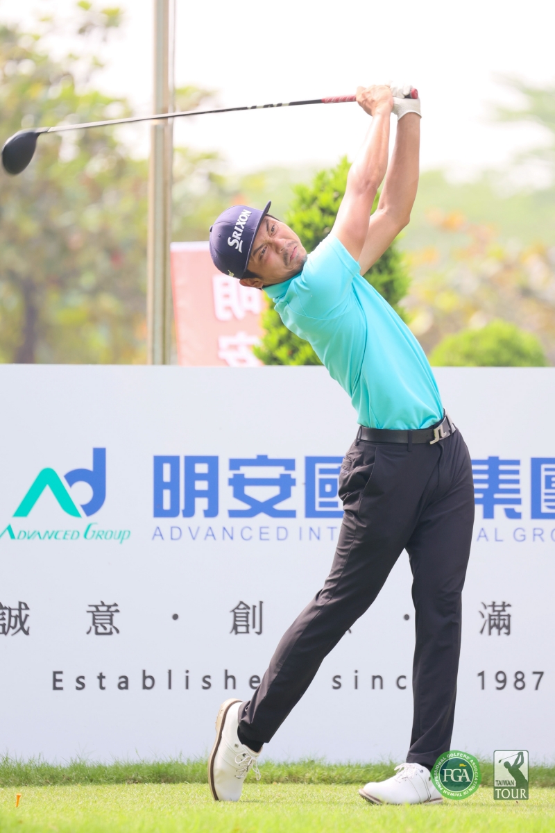 第一回合方傳崴以70桿(-2)暫並列第一(TPGA_林聖凱攝影)