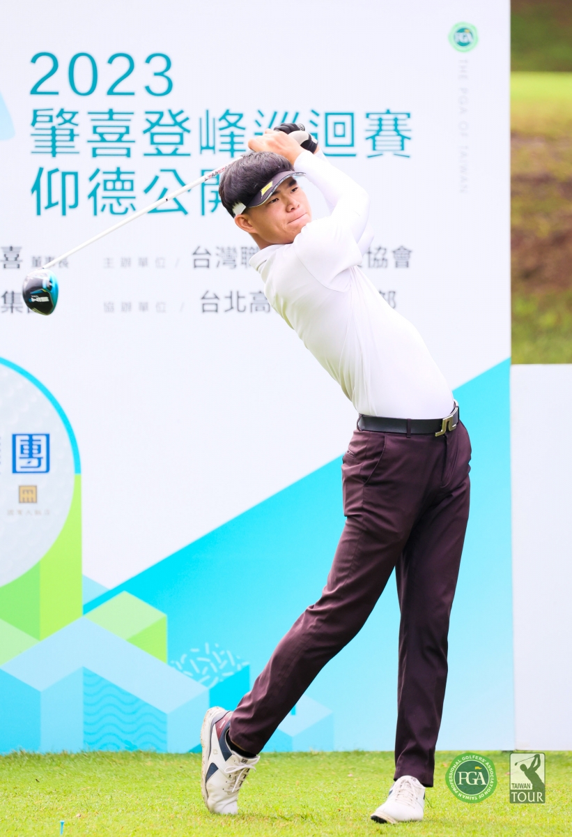 第一回合林義淵69桿(-3)單獨領先(TPGA_林聖凱攝)