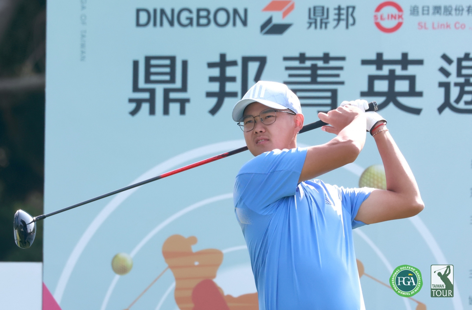 第一回合沈威成67桿(-5)暫列第4(鍾豐榮攝影)