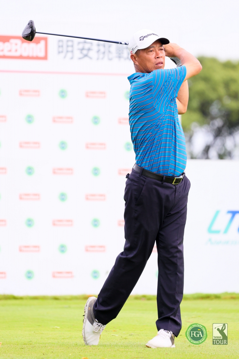 第一回合蔡啟煌以71桿(-1)暫並列第二(TPGA_林聖凱攝影)