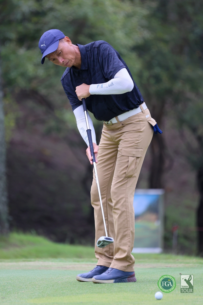 第一回合許孟男以68桿(-4)暫並列第一(TPGA_林聖凱攝影)