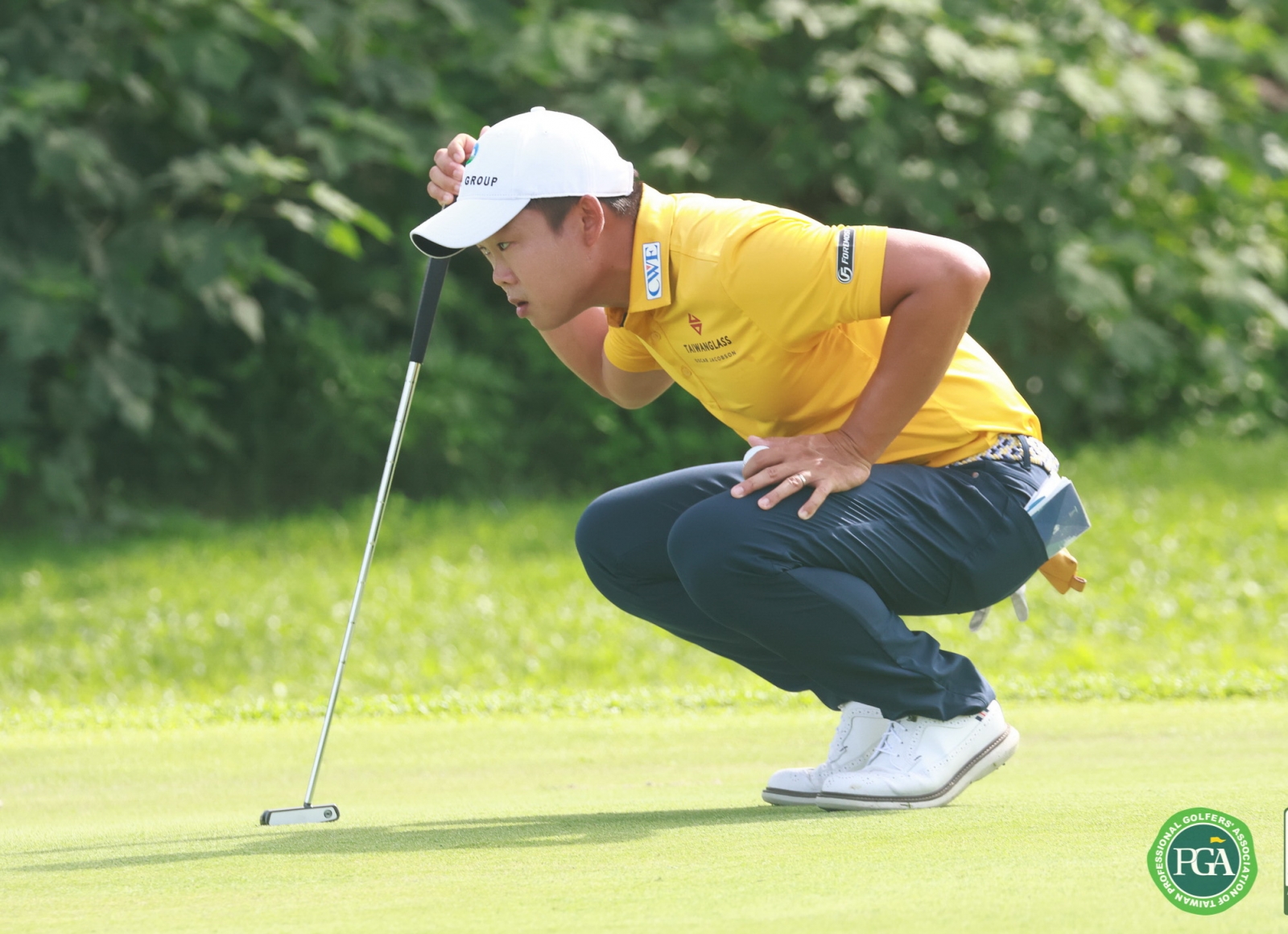 第三回合李玠柏打出68桿以(-13)暫並列第三(鍾豐榮攝影)