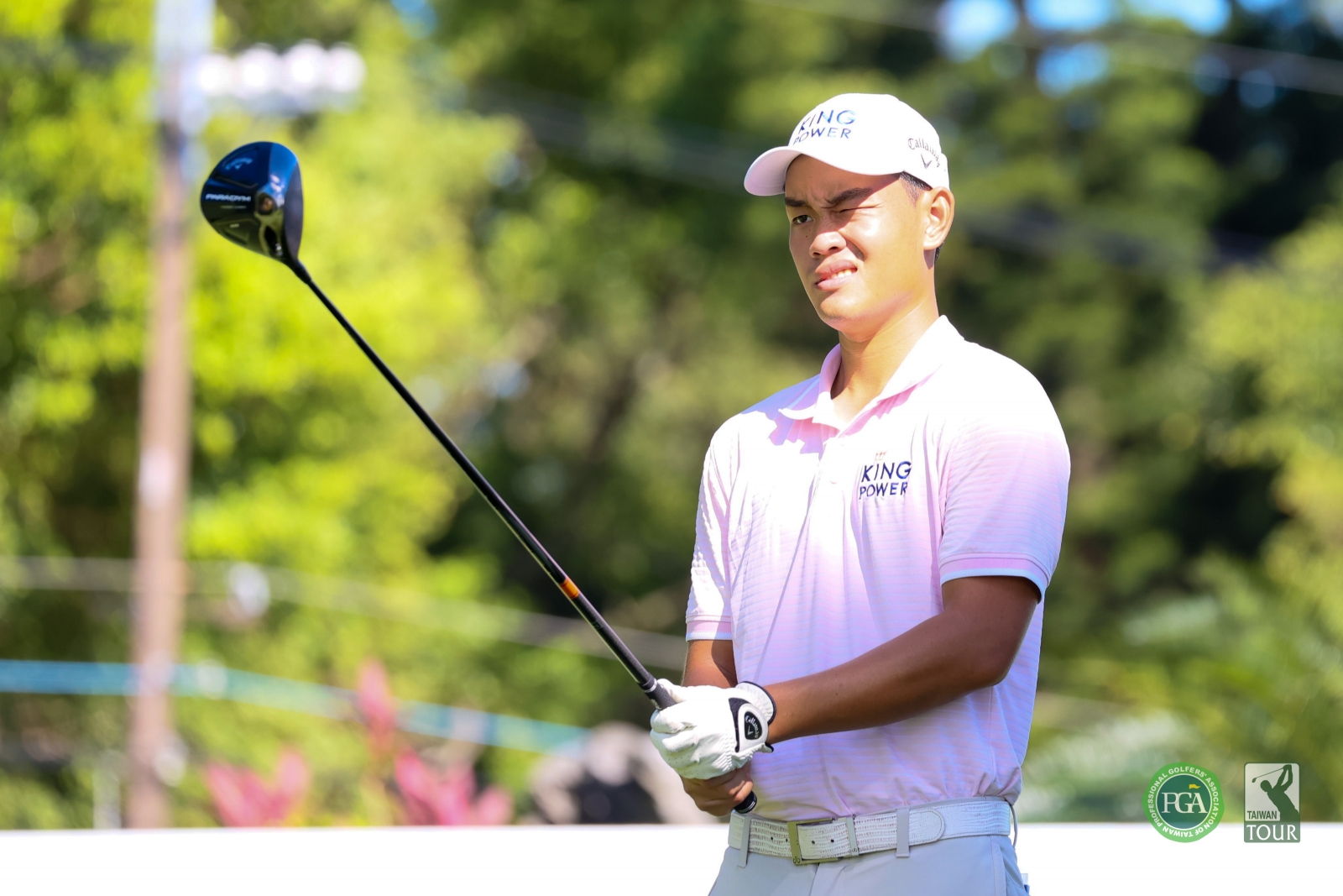 泰國選手丹維特（Denwit Boriboonsub）打出今日最低桿65桿成績(TPGA_林聖凱攝影)