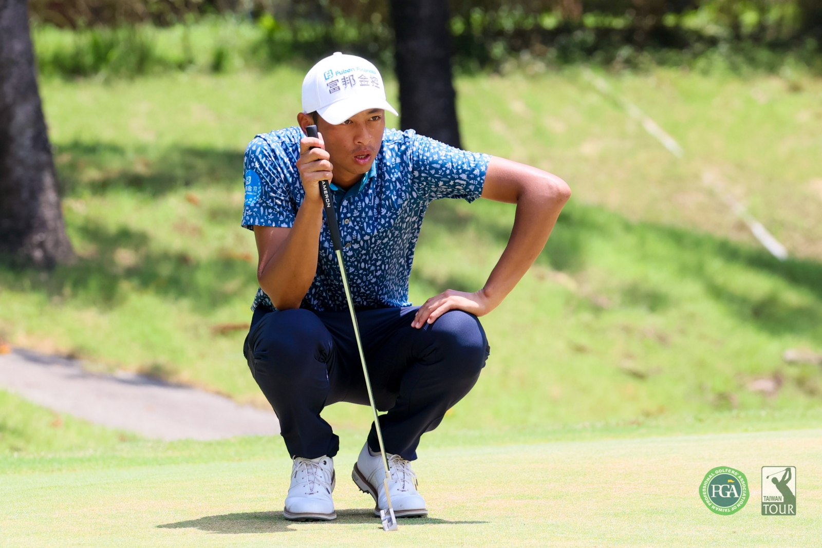 第二回合王偉軒以兩回合成績135桿(-9)暫並列第二(TPGA_林聖凱攝影)