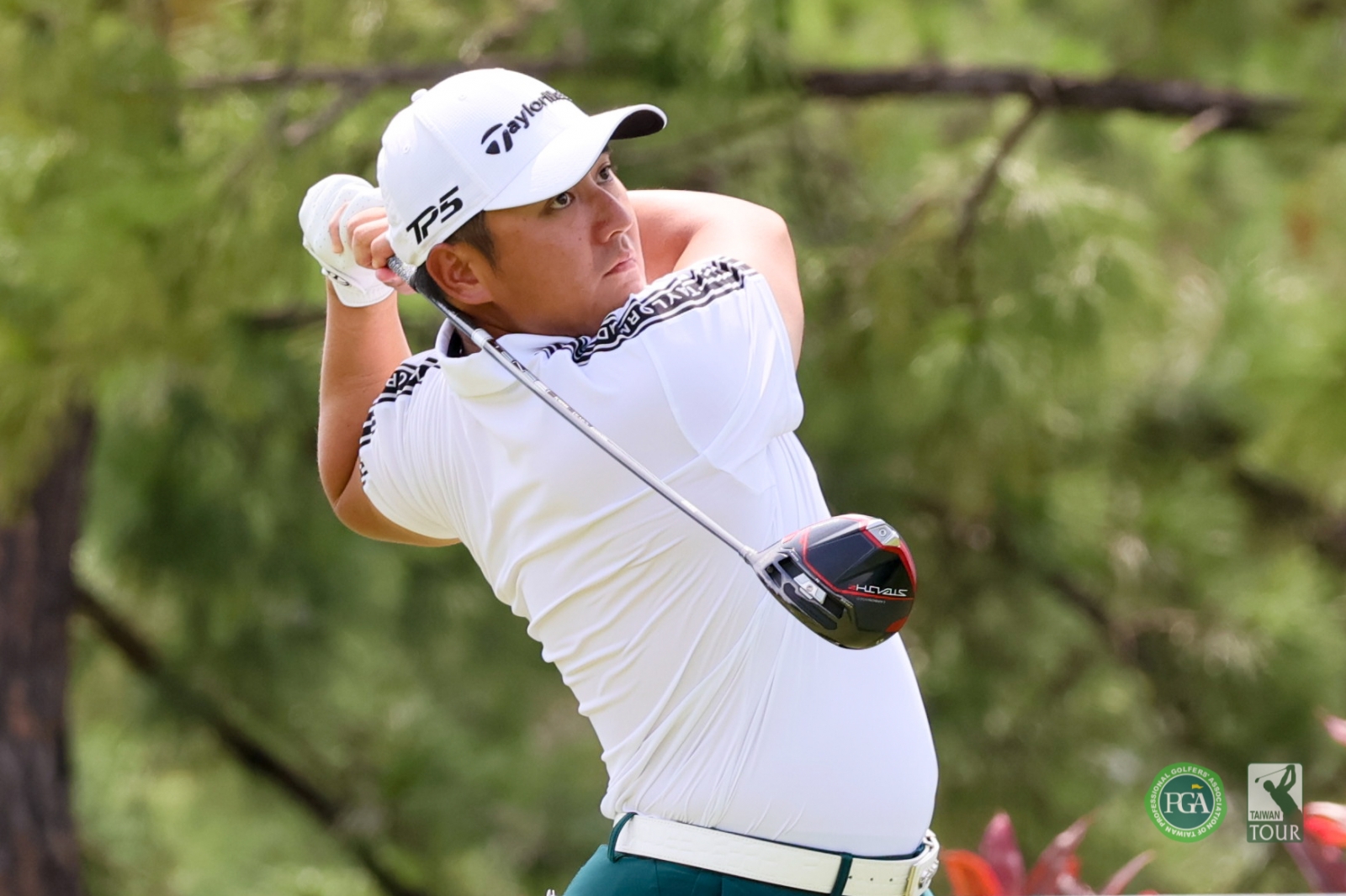 葉昱辰以三回合總桿數200桿(-16)暫並列領先位置(TPGA_林聖凱攝影)