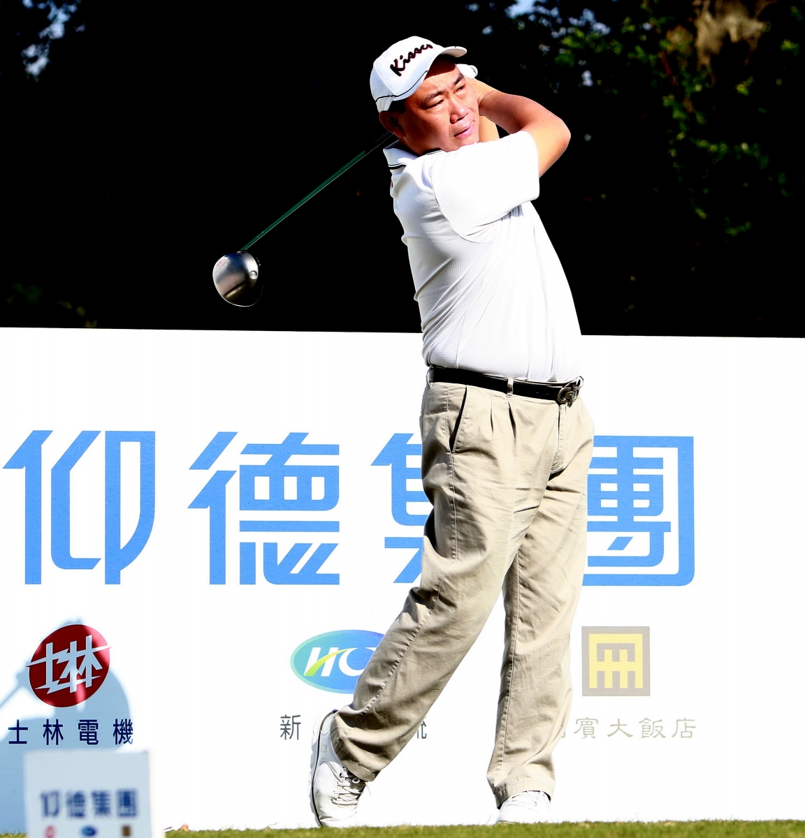 蘇漢璋70桿(-1)並列第一。(鍾豐榮攝影)