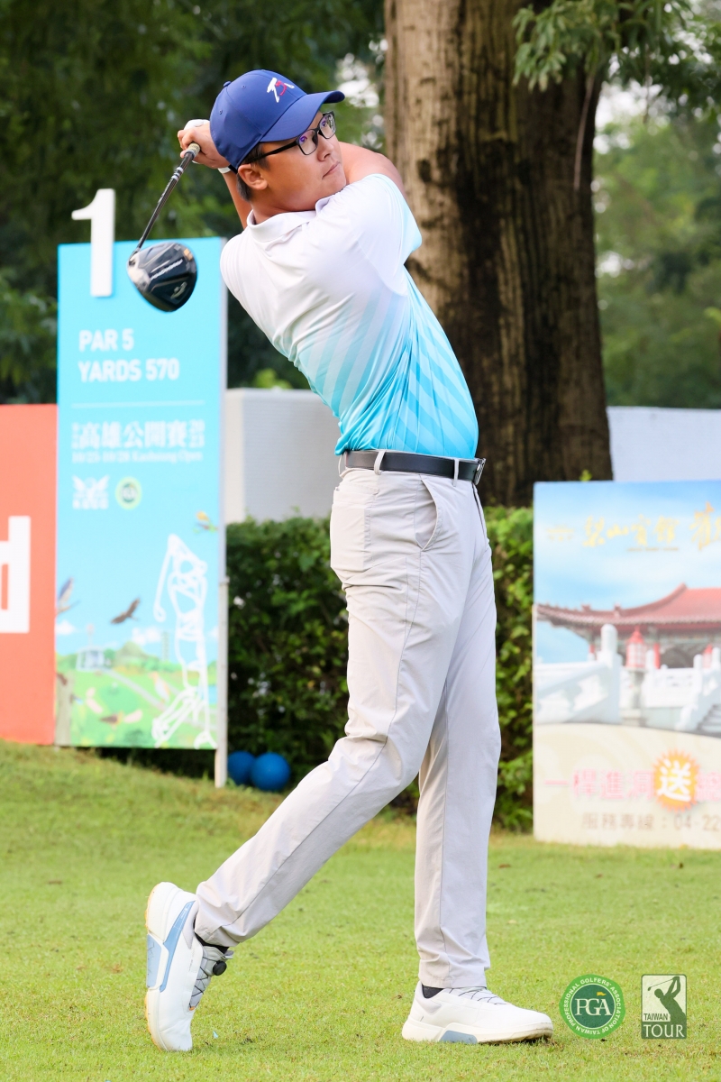 陳伯豪以兩回合總桿140桿(-4)暫並列第二(TPGA_林聖凱攝影) 