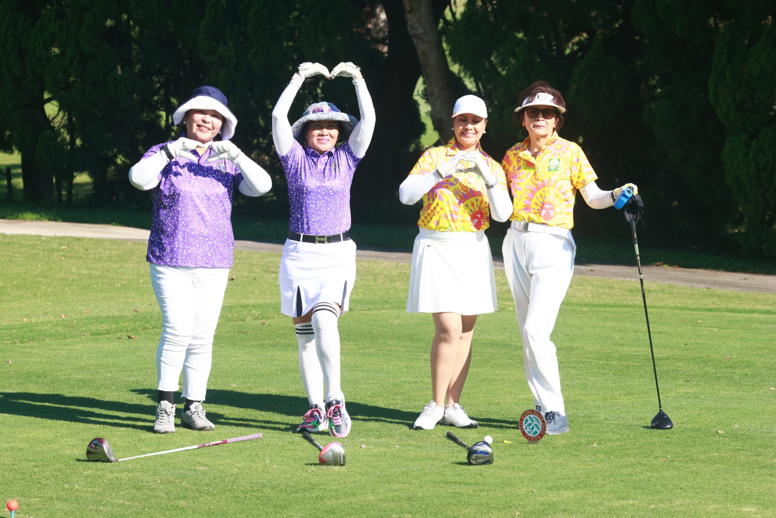 9月26日賽程花絮。(圖/台灣女子業餘高爾夫協會提供．鍾豐榮．林聖凱攝影)