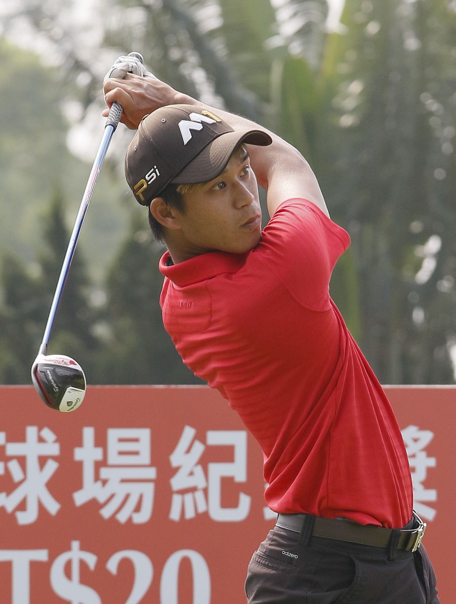 84年次劉力維第一回合68桿(-4)，目前暫居第二。圖/TPGA