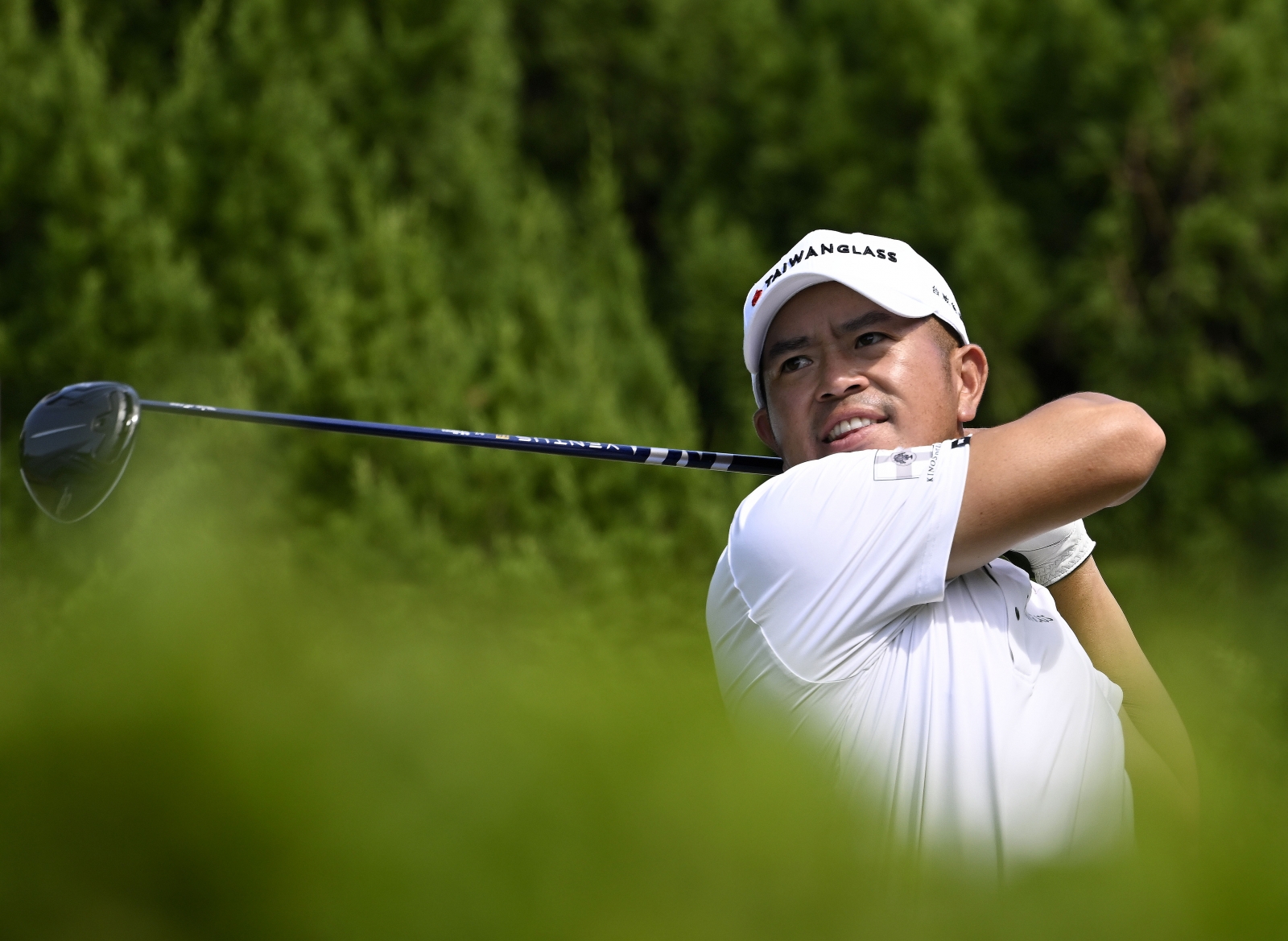 Chan Shih-chang of Chinese Taipei pictured during the Pro-am event on Wednesday September 21 ahead of the Yeangder TPC at the Linkou International Golf and Country Club. The US$ 700.000 Asian Tour event is staged from September 22-25, 2022. Picture by Paul Lakatos/Asian Tour.