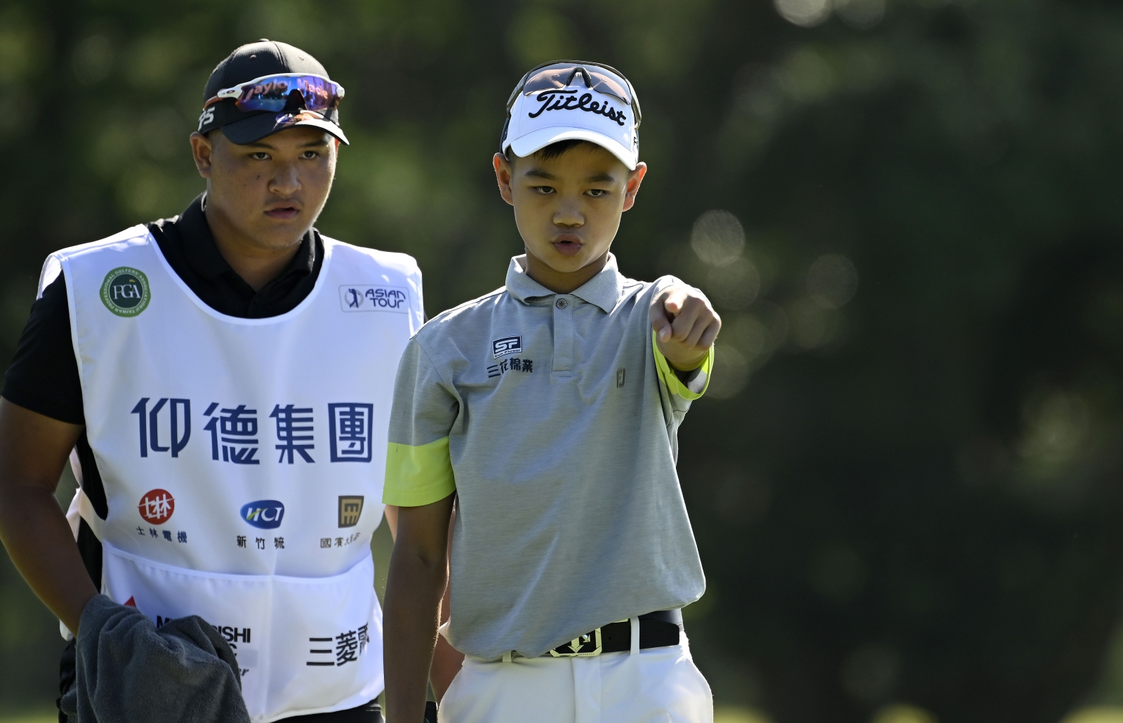 14歲業餘選手謝承洧首次打亞巡，一下場就表現亮眼。Picture by Paul Lakatos/Asian Tour.