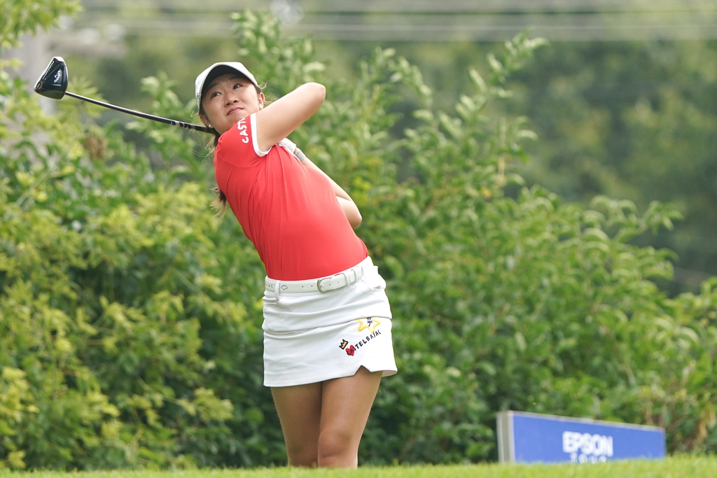 我國球員林子涵於LPGA次巡賽Four Winds邀請賽第二回合。(Photo Courtesy: Epson Tour)