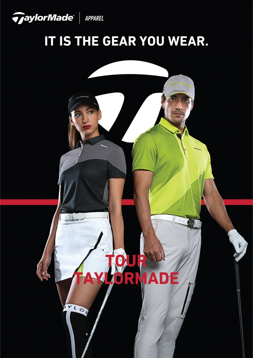 TOUR TAYLORMADE系列-將「複合材質結構」的獨特設計讓衣服與身體動作完美結合