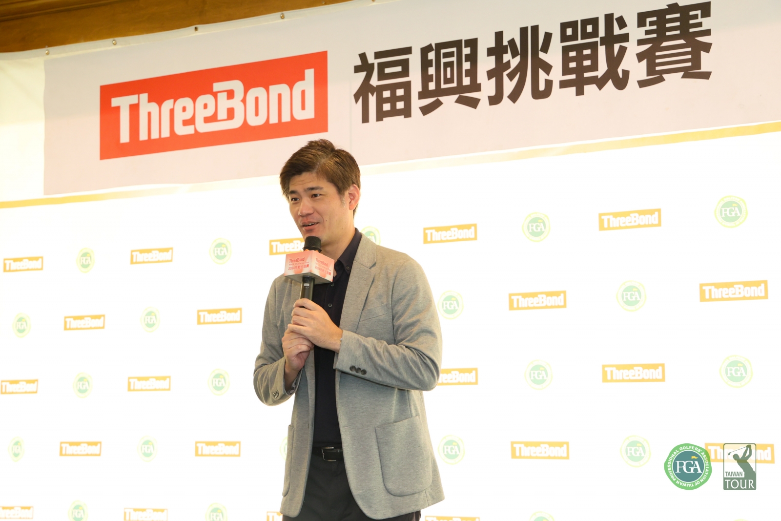 ThreeBond香港有限公司台灣分公司支店長泰地宏和預告下個月年度封關站獎金加碼(TPGA_林聖凱攝影)