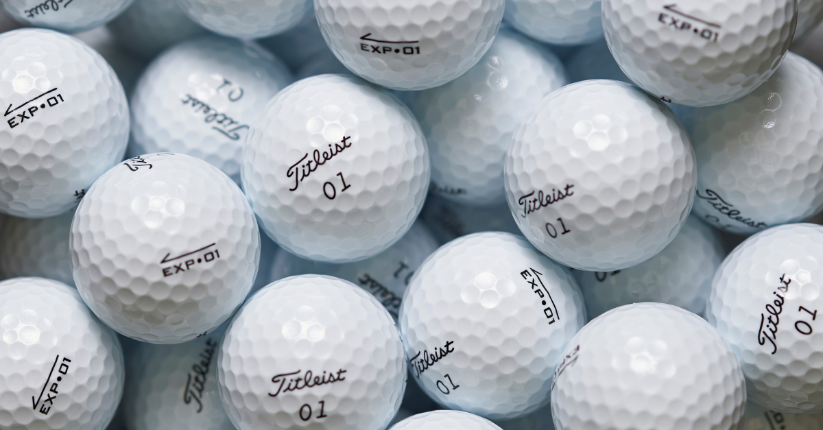 Titleist 10月發布試驗款EXP.01高爾夫球