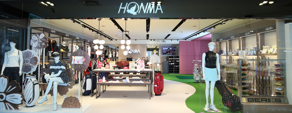 HONMA女性概念店》打造女性球友的專屬空間在統一時代HONMA專櫃