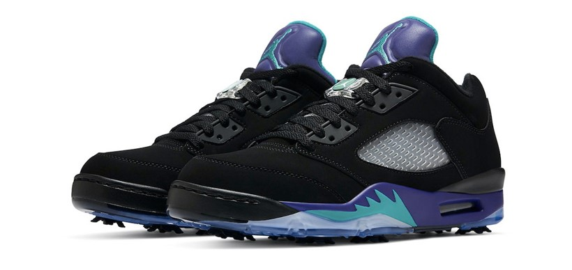 Nike Golf Air Jordan 5 Low Golf 「Black Grape」人氣配色高爾夫球鞋 限量登場