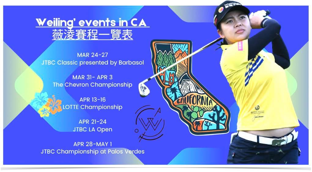 LPGA年度首場大賽-雪佛龍錦標賽即將開打，徐薇凌積極備戰挑戰前十名