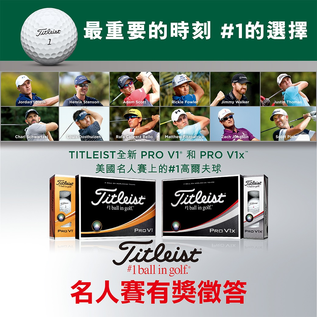 Titleist 名人賽有獎徵答